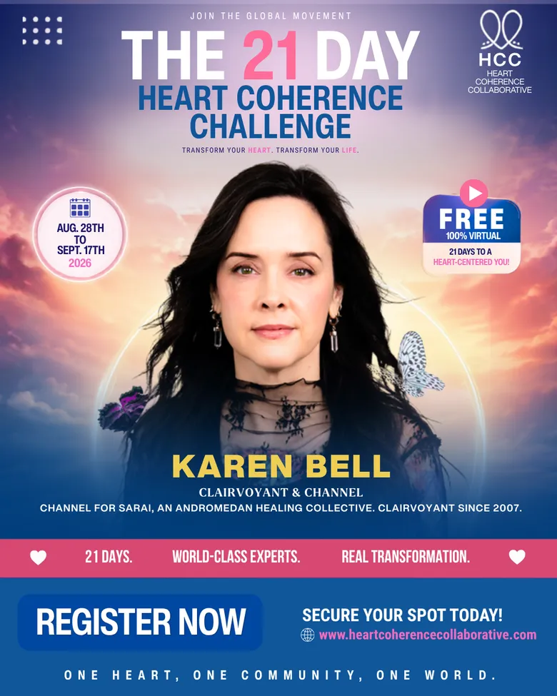 Official challenge flyer for Karen Bell, Clairvoyant & Channel