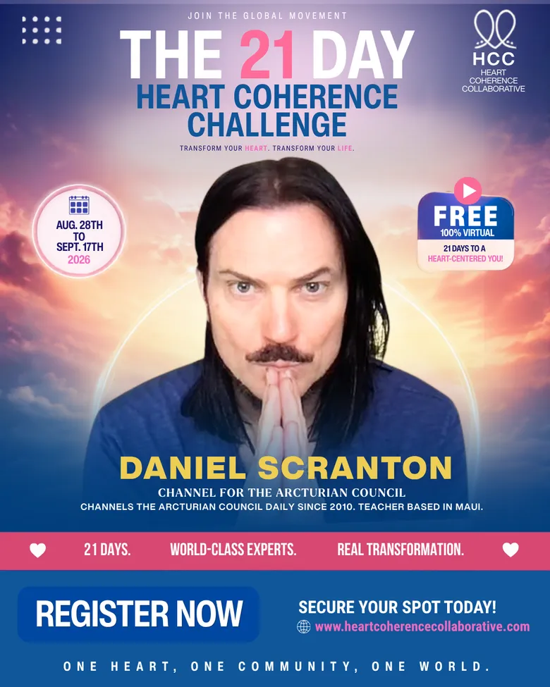 Official challenge flyer for Daniel Scranton, Channel for the Arcturian Council