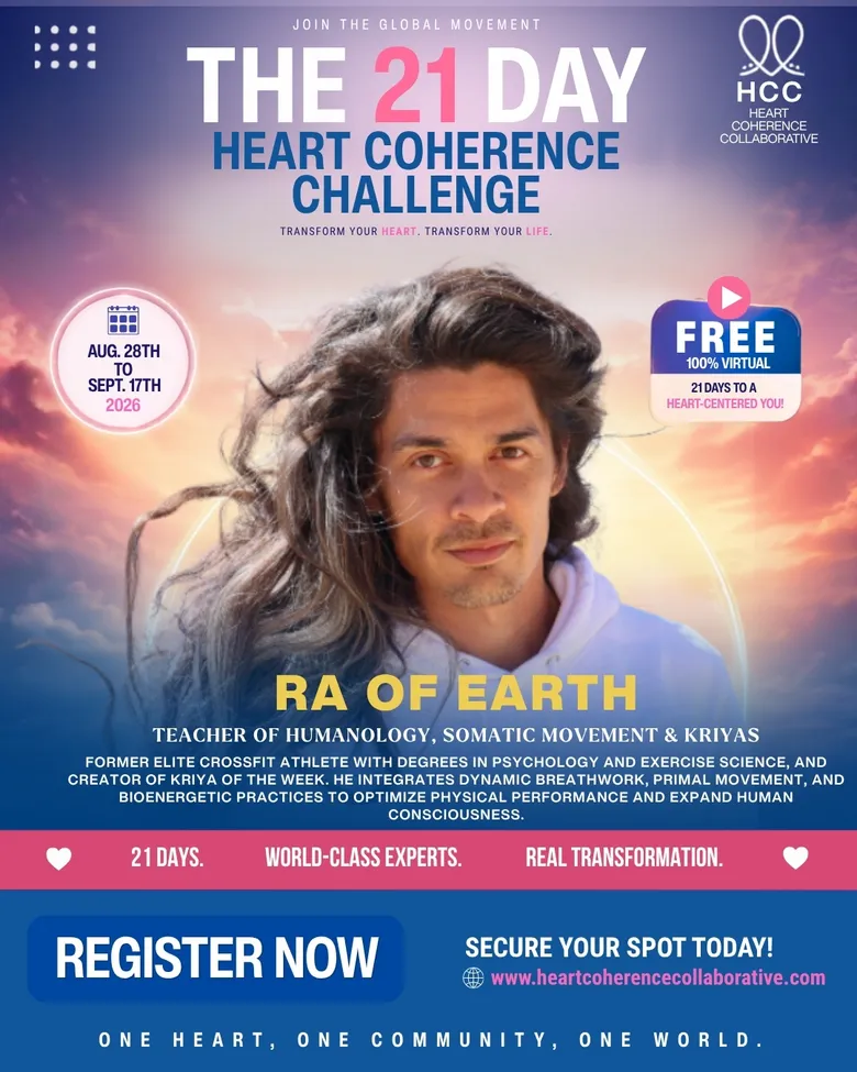 Official challenge flyer for Ra of Earth, Teacher of Humanology, Somatic Movement & Kriyas